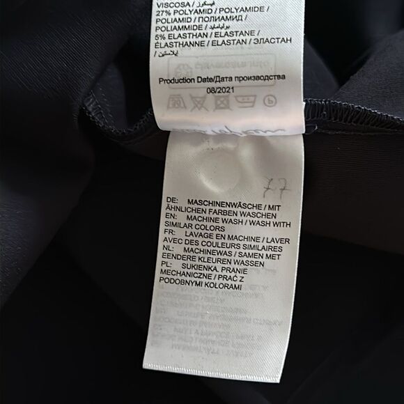 Selections by Ulla Popken Women’s Sheath Dress with Flounce Skirt Dark Navy 20US - Picture 14 of 15